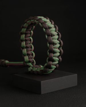 Pulsera Paracord Cobra Camaleón / Gris