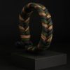 Pulsera Paracord FishTail Negro / Verde Militar / Café