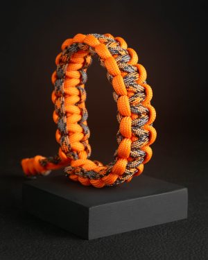 Pulsera Paracord Cobra Camo Naranja / Naranja